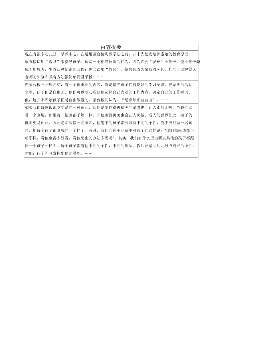 蒙氏讲堂.xls_第2页