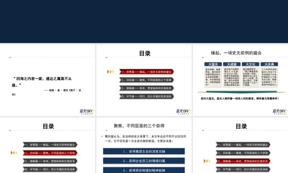蓝光集团公司年会策划方案(初稿).ppt