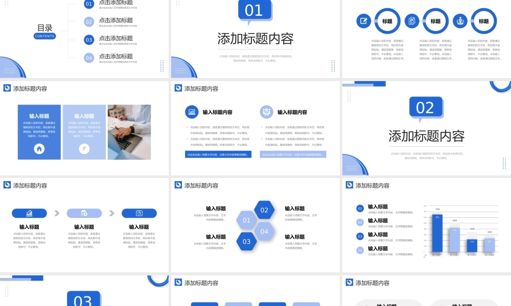 蓝色简约实习计划书个人工作总结汇报PPT模板.pptx