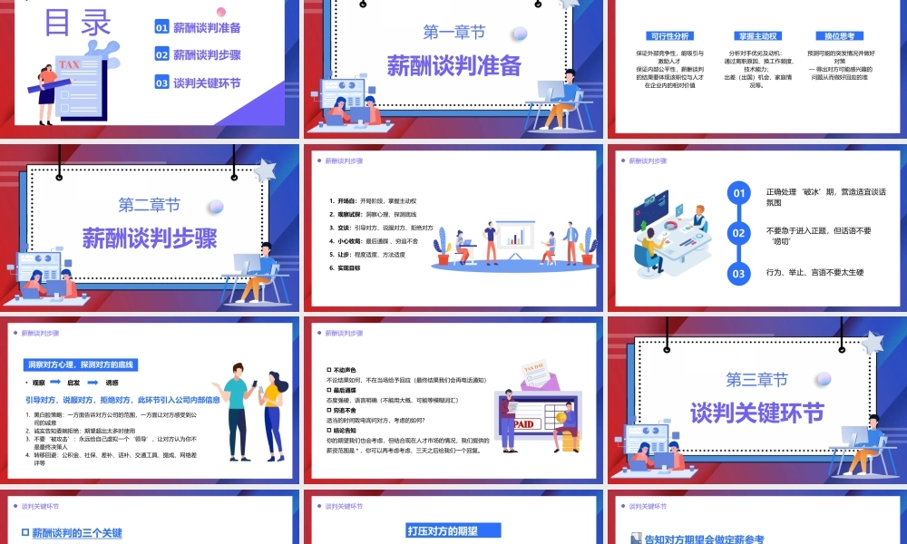 如何要求增加薪酬谈判技巧课件PPT模板.pptx