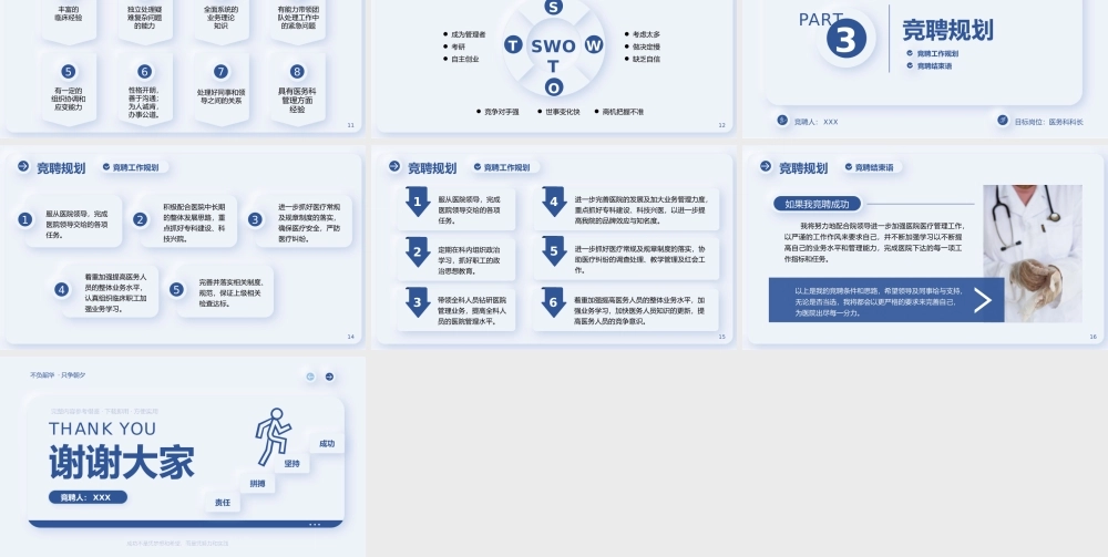 医院医务科科长岗位竞聘答辩PPT课件（带内容）.pptx