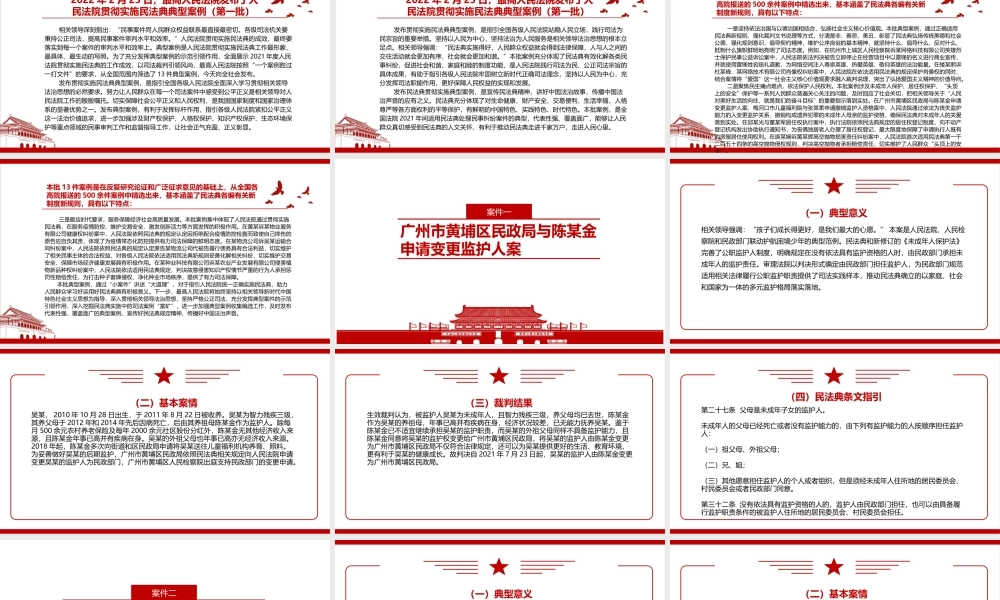2022《贯彻实施民法典典型案例（第一批）》全文学习材料PPT课件（带内容）.ppt