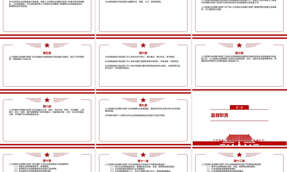 2022《社会保险基金行政监督办法（2022）》全文学习材料PPT课件（带内容）.ppt