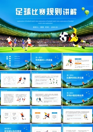 足球比赛规则讲解动态PPT课件（带内容）.ppt