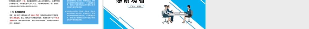 蓝色简约年度财务预算经营分析报PPT课件（带内容）.ppt
