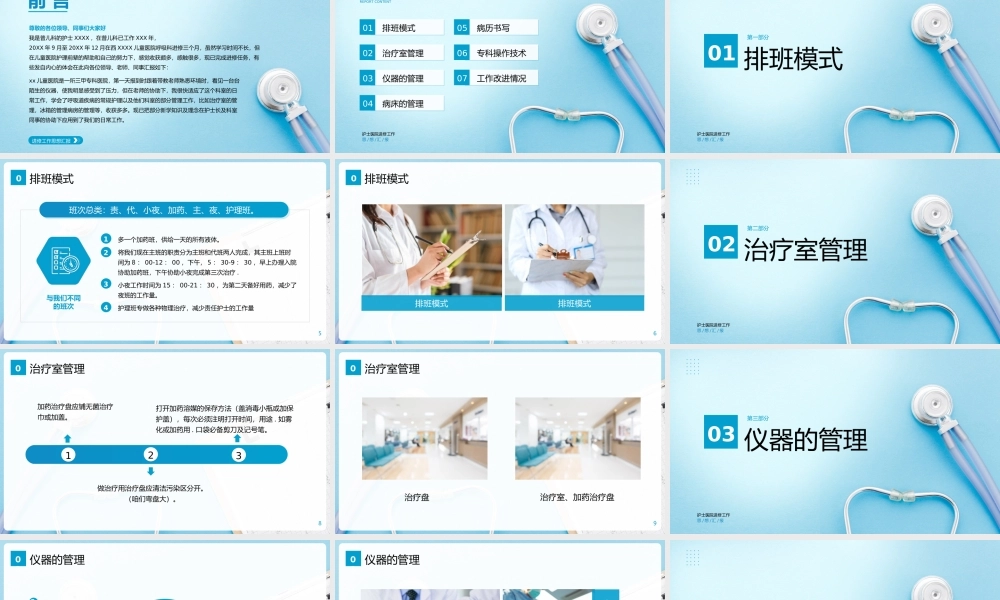 护士医院进修工作思想汇报PPT课件（带内容）.ppt