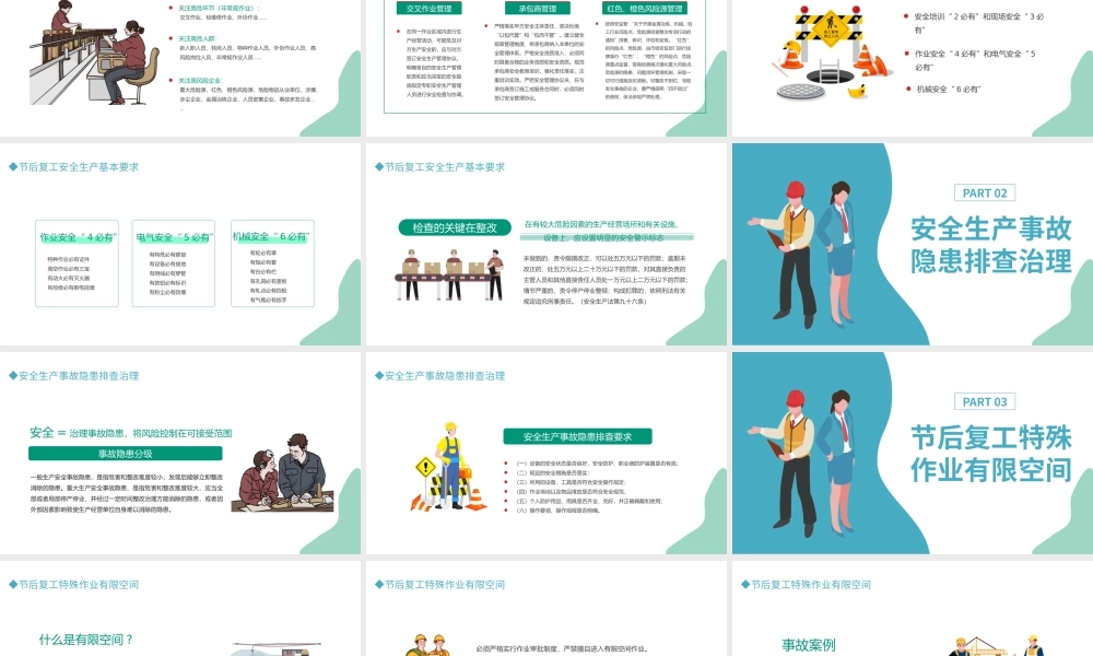 2022春暖已至复工起航春节节后复工安全生产培训PPT课件（带内容）.pptx