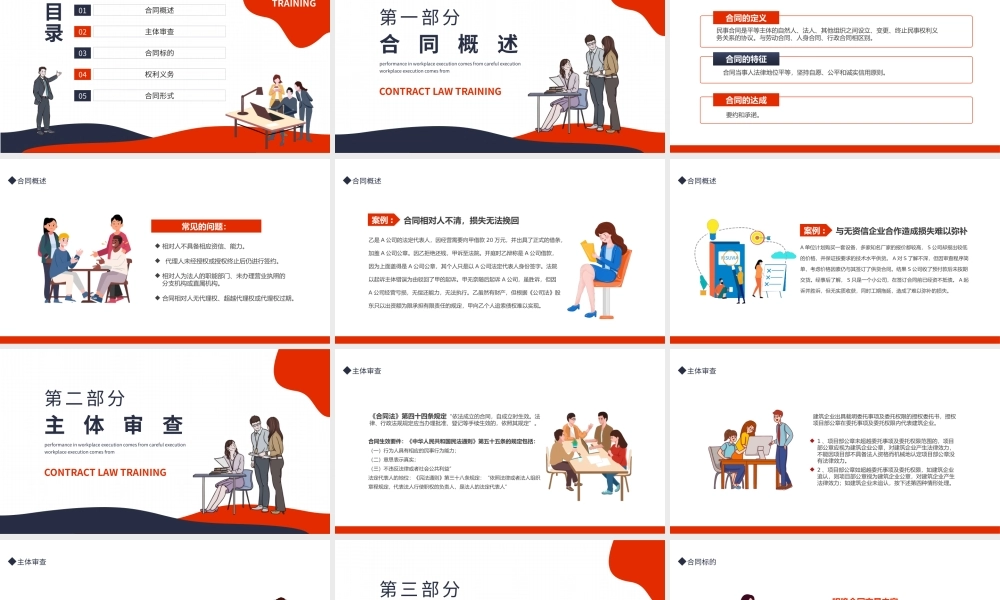 企业人力资源培训课程合同法培训课件动态PPT.pptx