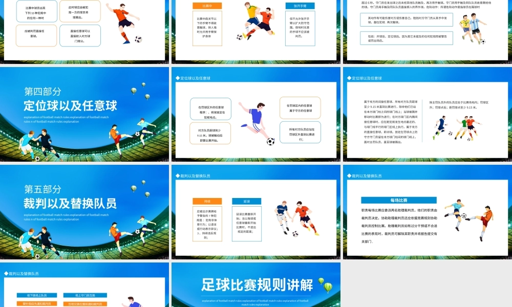 足球比赛规则讲解动态PPT模板.pptx