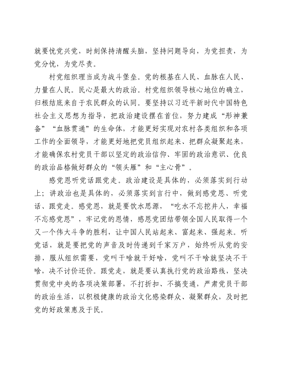 好公文推荐-党课范文新时代如何加强农村基层党组织建设.docx_第3页