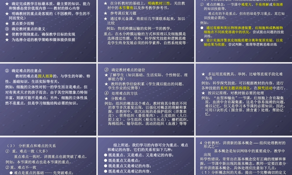 学科教法与课例分析 分析教材与教学设计.ppt