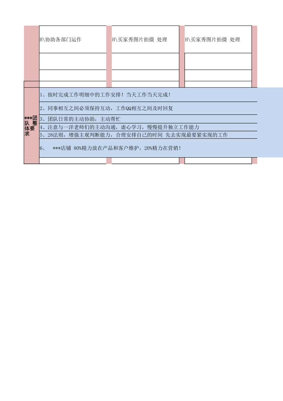 团队人员分工细则.xlsx_第2页