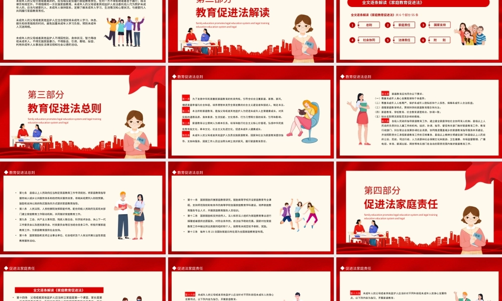 家庭教育促进法教育系统法治培训PPT课件（带内容）.ppt