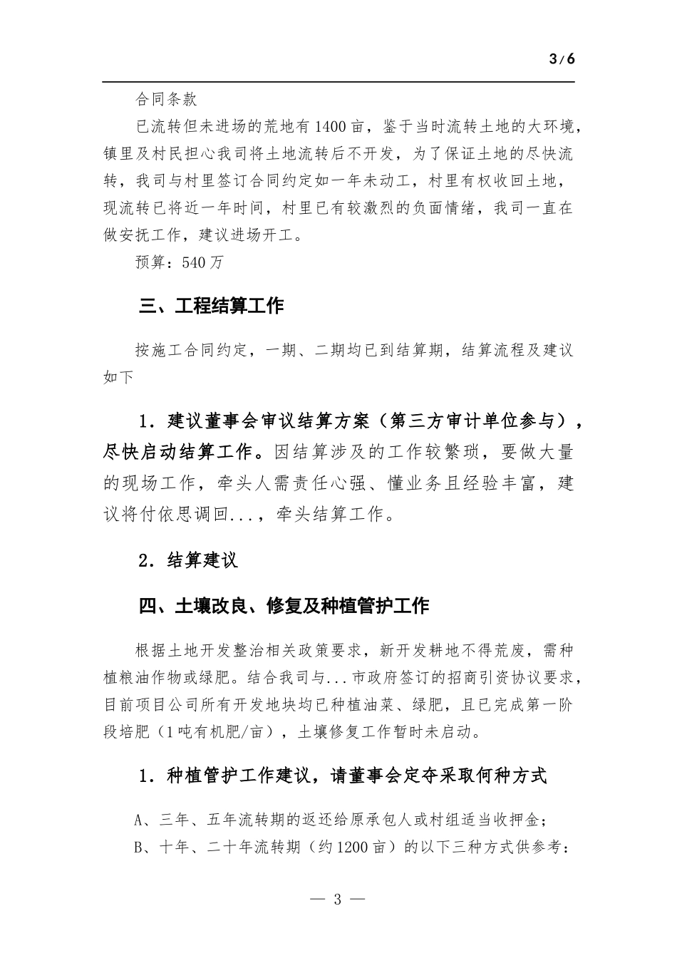 项目进展情况报告及董事会讨论定夺议题.docx_第3页