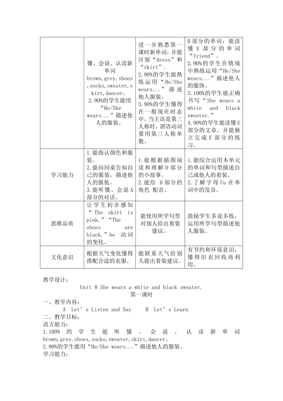 基于核心素养下的小学英语单元整体教学目标设计.doc_第2页