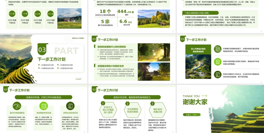 实施乡村振兴战略工作述职报告PPT课件（带内容）.pptx