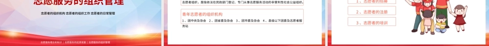 红色志愿者培训知识讲座PPT模板.pptx