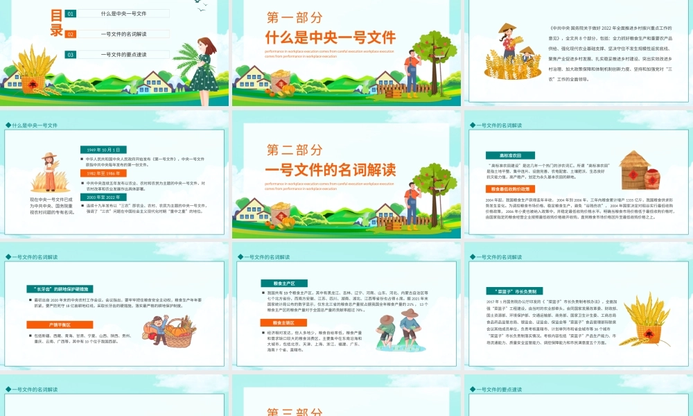 中央一号文件关于做好2022年全面推进乡村振兴重点工作的意见PPT课件（带内容）.pptx