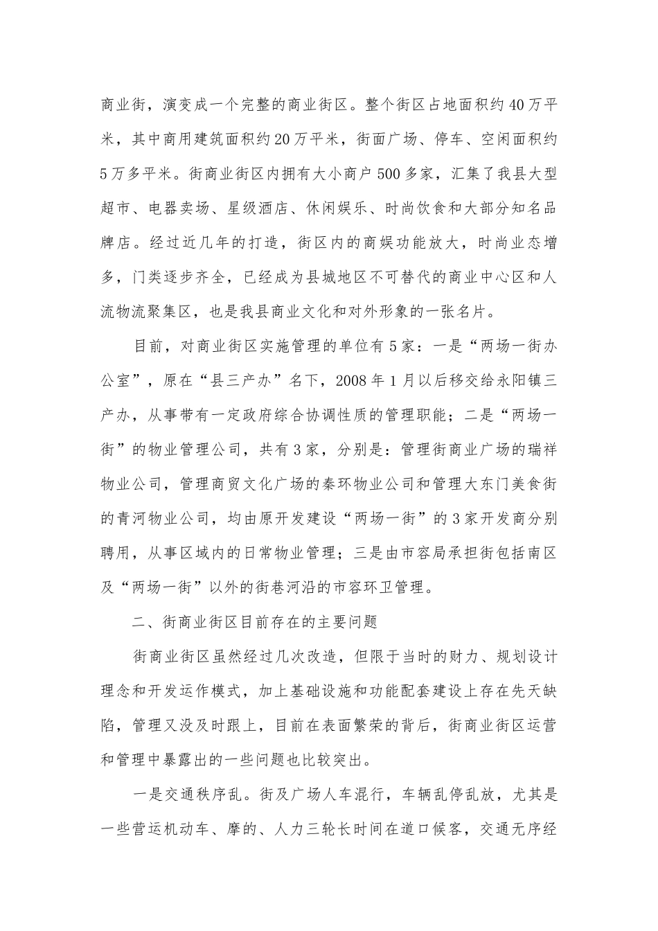 商业街区情况调研报告.docx_第2页