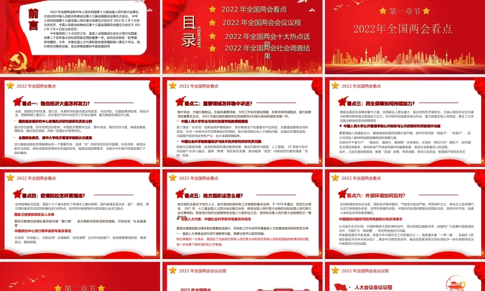 聚焦2022年全国两会新征程传递哪些发展新信号PPT课件（带内容）.ppt
