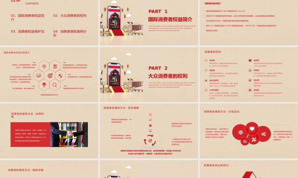 315消费者权益保护日主题宣传PPT模板.pptx
