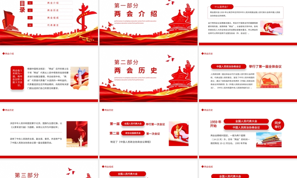 喜迎2022两会历史介绍组成动态PPT模板.pptx