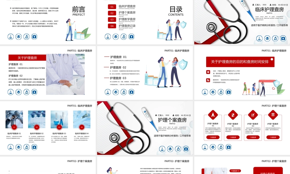 医疗护理查房报告动态PPT课件（带内容）.pptx