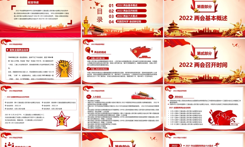 聚焦全国两会一起向未来PPT.pptx