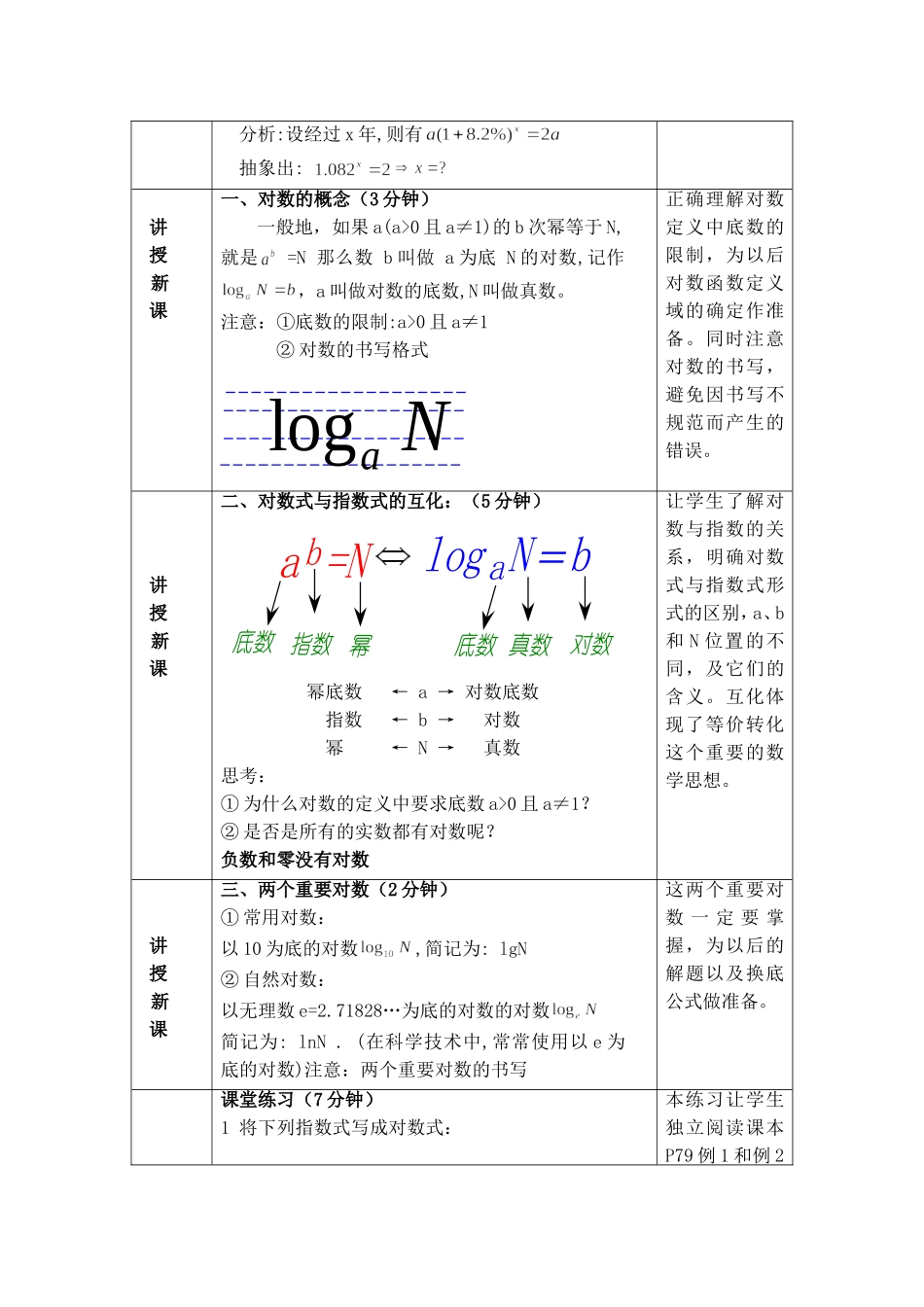 对数函数的概念教学设计.doc（8页）_第3页