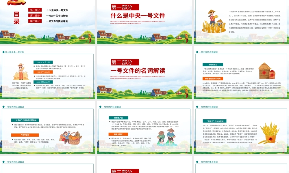 2022年中央一号文件解读全面推进乡村振兴PPT课件（带内容）.ppt