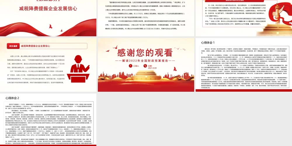 解读2022年全国财政预算报告国家账本里的民生温度PPT课件（带内容）.ppt