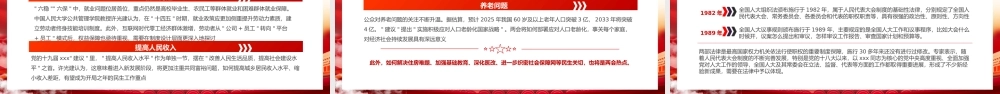 红色聚焦全国两会学习贯彻2022全国两会精神解读PPT模板.pptx