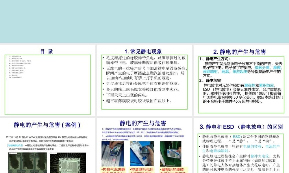ESD防静电基础知识培训课件讲义ppt.ppt