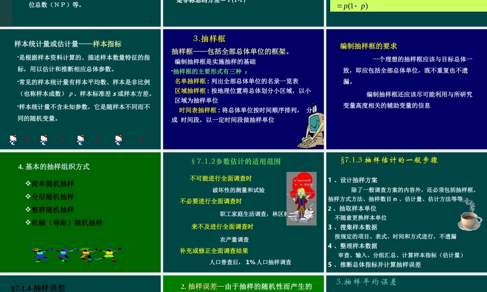 大学统计学课件7参数估计.ppt