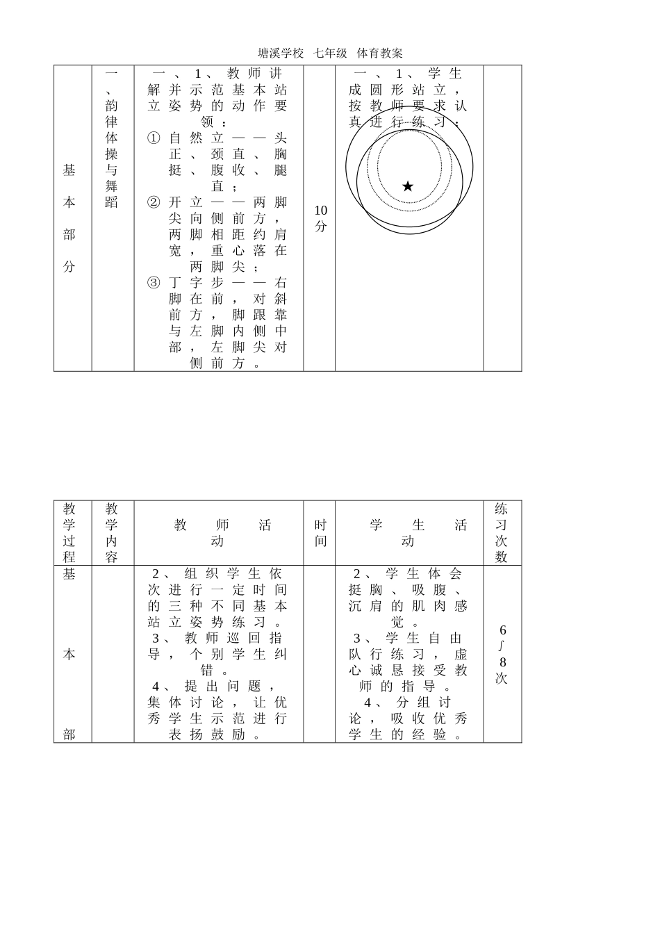 初中体育教案全集.doc_第2页