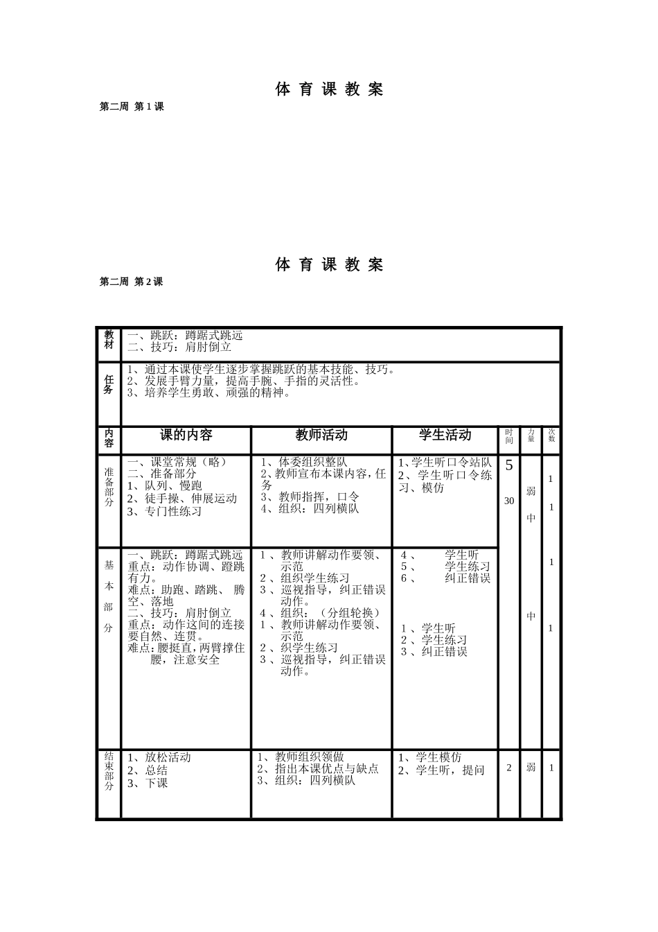 小学体育五六年级教案范文.doc_第3页