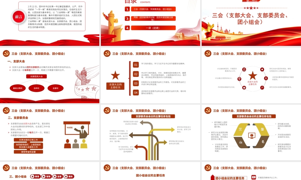 中国共青团的三会两制一课是指什么详细解读ppt团课（带内容）.ppt