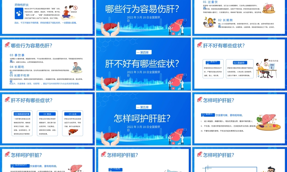 318全国爱肝日全民参与养肝护肝规范诊疗PPT课件（带内容）.pptx