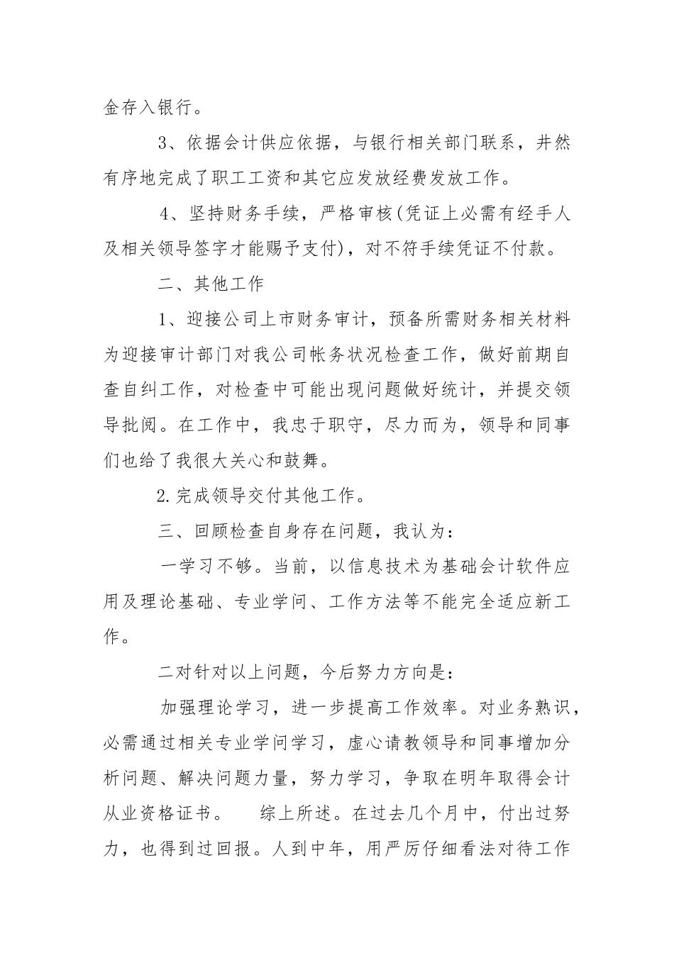 出纳述职报告_3.docx_第2页