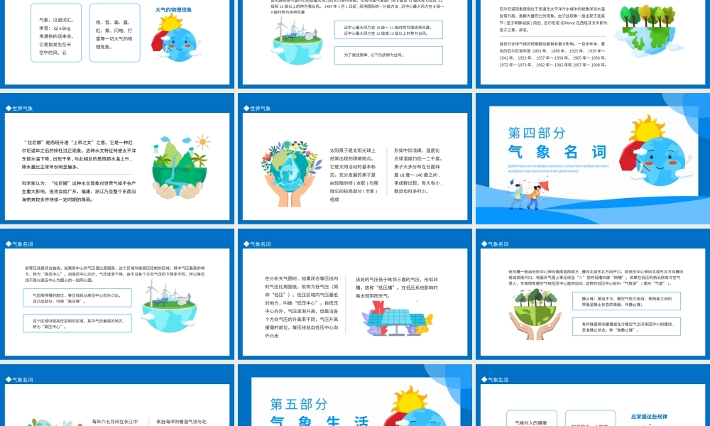 世界气象日环境变化介绍动态PPT.pptx