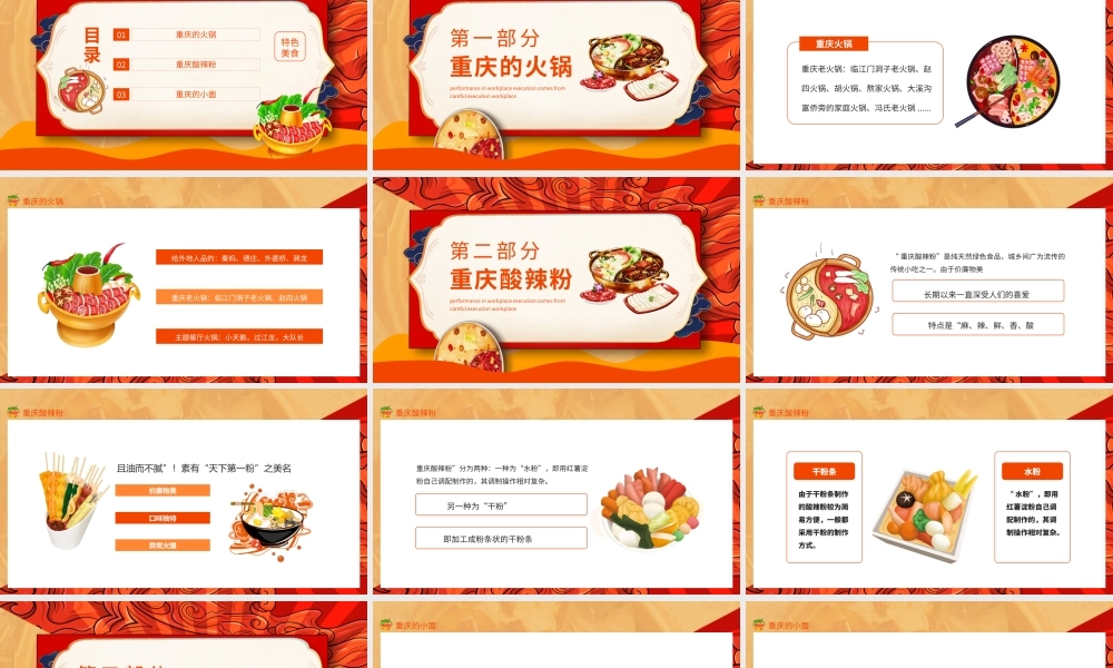 食在重庆特色美食介绍动态PPT模板.pptx