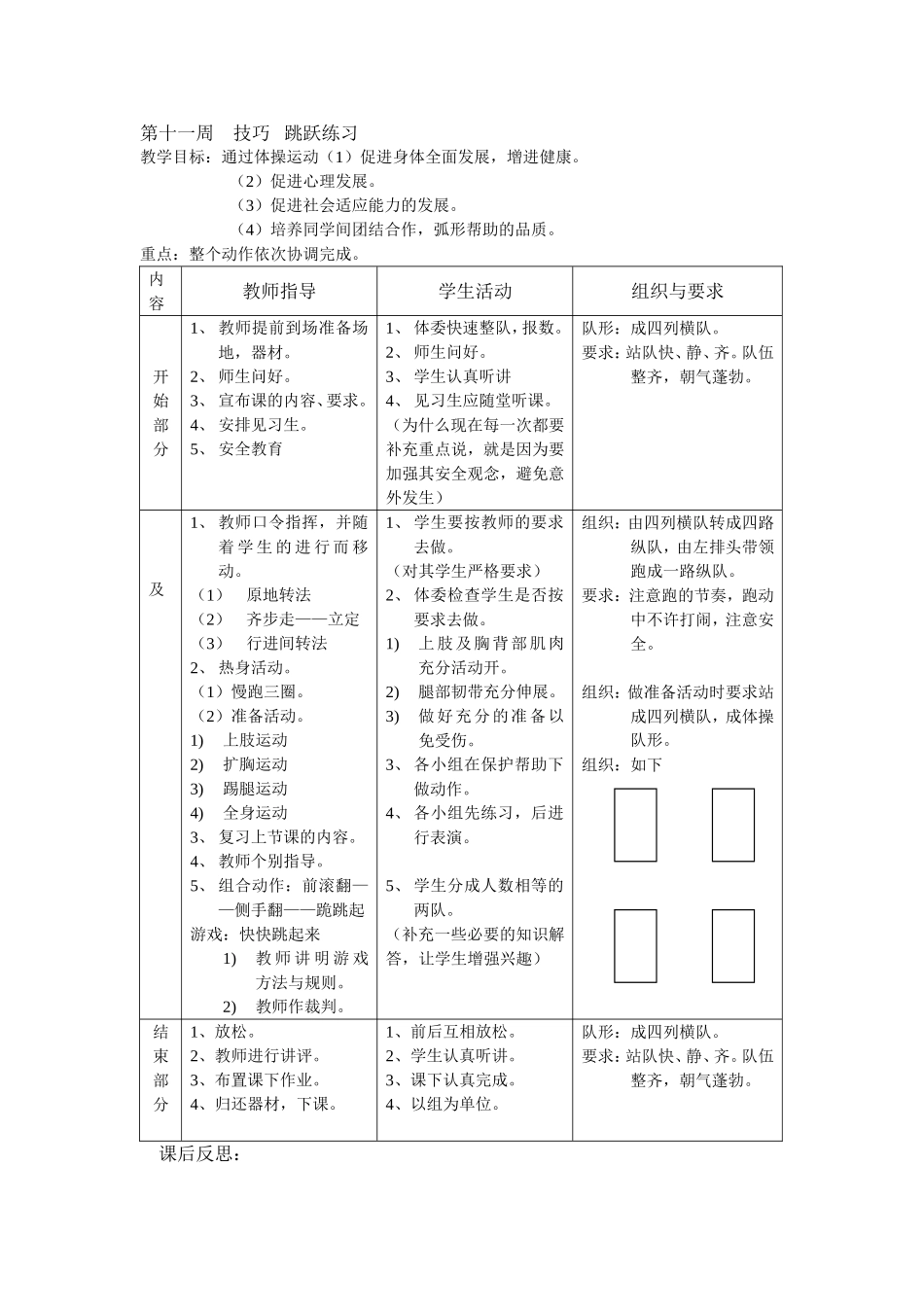 八年级体育课教案(全).doc_第1页