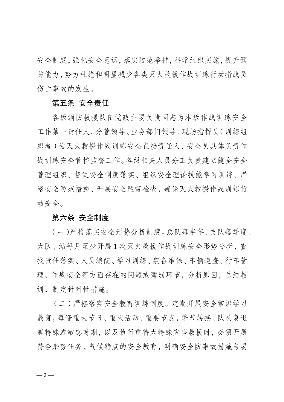消防救援队伍作战训练安全行动手册(DOC48页).doc_第2页