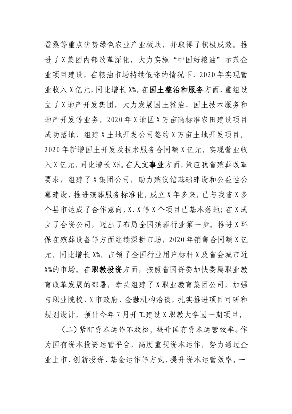 公司高质量发展工作总结汇报x.doc_第2页