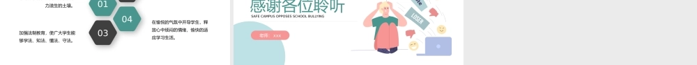 校园防欺凌共和谐主题班会.pptx