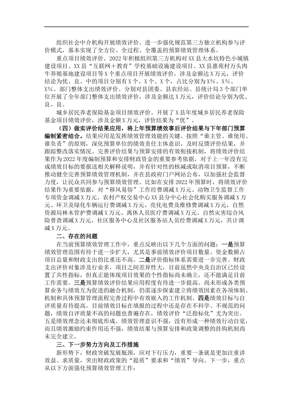 202×年预算绩效管理工作总结暨2022年工作计划.docx_第2页
