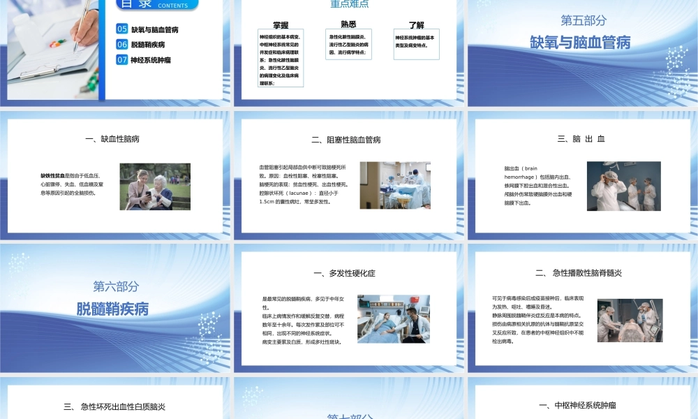 医疗病理学神经系统疾病PPT下载.pptx