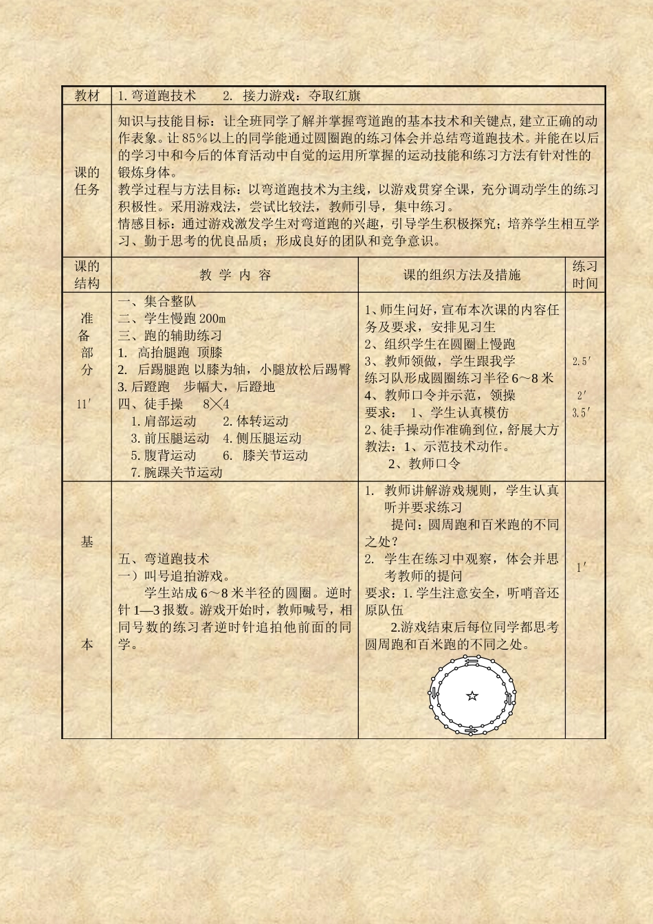 高一年级体育与健康课教案.doc_第2页
