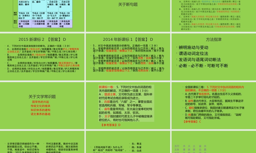 2022年高考语文（古代诗文）复习策略.ppt