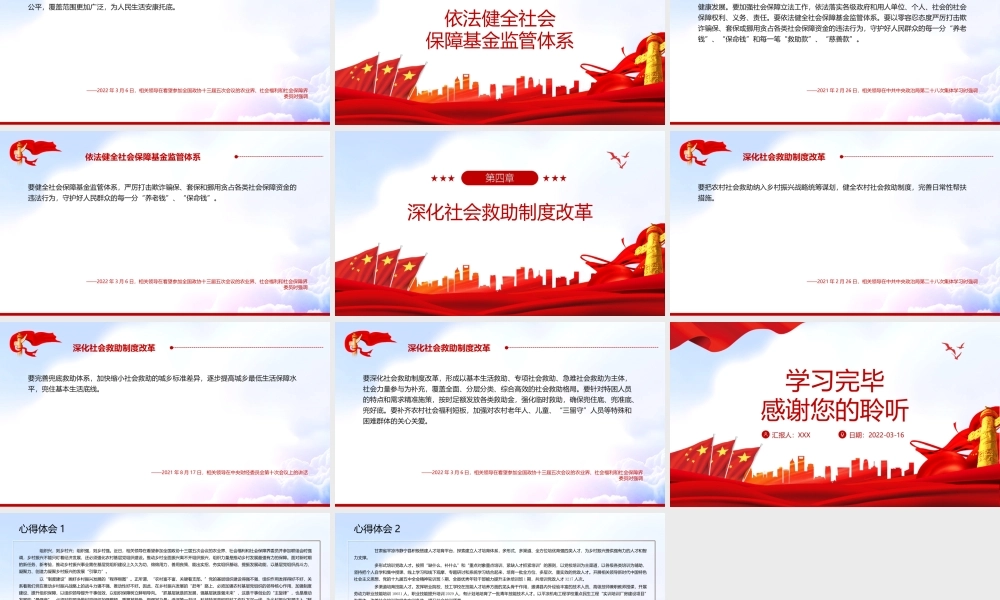 如何推动社会保障事业高质量发展PPT课件（带内容）.ppt